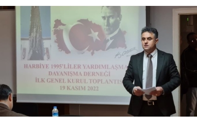 Harbiye 1995'liler Yardımlaşma ve Dayanışma Derneği İlk Genel Kurulu Yapıldı.